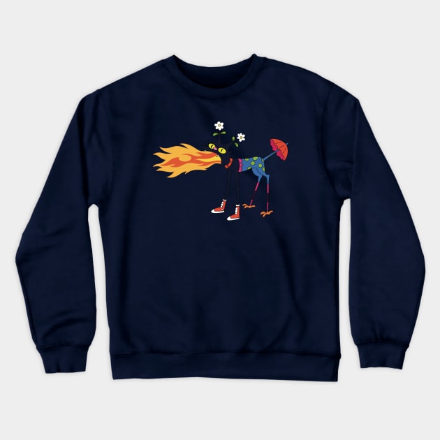 The same cat as always Crewneck Sweatshirt by TeeAguss